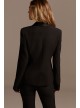 Fitted Satin Shawl Lapel Suit Jacket  WG3999