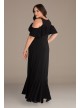 Floor-Length Cold Shoulder Plus Maxi Dress Kiyonna 11212202