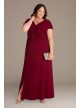 Floor-Length Plus Maxi Dress with Slit Kiyonna 11212901