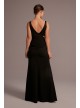 Floor Length Tank Crepe Dress with Side Cutout DB Studio D21NY2128