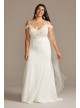 Floral Applique Bodice Plus Size Wedding Dress  Collection 9WG3977