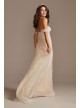 Floral Beaded Wedding Dress with Removable Sleeves Melissa Sweet MS251234