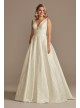 Floral Jacquard V-Neck Wedding Dress DB Studio WG4012DB