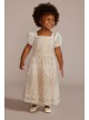 Floral Lace Cap Sleeve Flower Girl Dress DB Studio WG1453