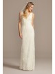 Floral Lace Wedding Dress with Tank Sleeves Galina 7KP3783