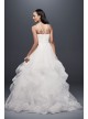 Floral Sequin Ball Gown with Horsehair Trim  Collection V3901