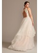 Floral and Tulle Layered Plus Size Wedding Dress  Collection 9WG3975