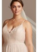 Floral and Tulle Layered Plus Size Wedding Dress  Collection 9WG3975