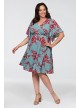 Florence Flutter Sleeve Plus Size Dress Kiyonna 12191302