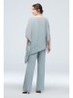 Georgette Pantsuit with Asymmetric Blouse Le Bos 26652