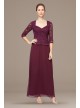 Glitter Lace and Chiffon Sweetheart Petite Gown Alex Evenings 82122343