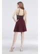 Glitter Scuba Halter Dress with Asymmetrical Skirt Speechless D72971TGQ