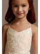 Glitter Tulle Flower Girl Dress with Keyhole Back  WG1412