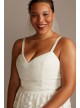 Grosgrain Banded Lace Plus Size Wedding Dress Melissa Sweet 8MS161213