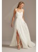 Grosgrain Banded Stretch Lace Wedding Dress Melissa Sweet MS161213