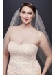 Guipure Lace Sheath Plus Size Wedding Dress Galina 9WG3885