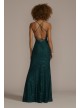 Halter Neck Glitter Lace Mermaid Gown with Godets Jules and Cleo D24NY22020