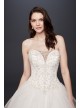 Hand-Beaded Illusion Bodice  Wedding Dress  Collection 4XLV3849