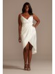 Hand-Pleated Spaghetti Strap Plus Size Slip Dress DB Studio 9SDWG0935