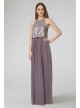 Hannah Sequin and Chiffon Bridesmaid Dress Donna Morgan W2443MDB