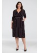 Harmony Plus Size Faux Wrap Dress Kiyonna 13183205