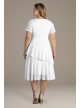 Harmony Tiered Lace Plus Size Short Wedding Dress Kiyonna 19220901