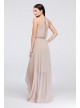 High-Low Chiffon Halter Bridesmaid Dress  F19740