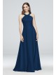 High-Neck Satin Crepe Bridesmaid Dress  OC290060