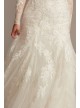 Illusion Beaded Floral Plus Size  Wedding Dress  8CWG844