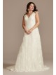 Illusion Cap Sleeve Lace Wedding Dress DB Studio WG4026