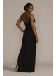 Illusion Cutout Stretch Crepe Sheath with Slit DB Studio WBM3019