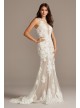 Illusion Keyhole Applique Petite Wedding Dress  7SWG843