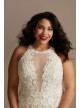 Illusion Keyhole Bodysuit Tall Plus Wedding Dress  4XL9MBSWG843