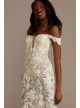 Illusion Lace Bodysuit Petite Wedding Dress  7MBSWG899