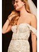 Illusion Lace Bodysuit Petite Wedding Dress  7MBSWG899