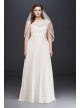 Illusion Lace and Chiffon Plus Size Wedding Dress  Collection 9WG3851