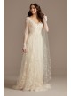 Illusion Long Sleeve Chantilly Lace Wedding Dress Melissa Sweet MS251227