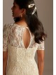 Illusion Sleeve Sweetheart Allover Lace  Dress DB Studio SDWG0775