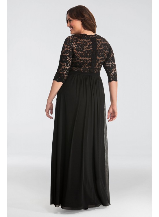 Jasmine Lace Plus Size Evening Gown Kiyonna 13182601