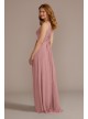 Jersey Bridesmaid Dress with Twist Tank Bodice David&#039;s Bridal F20525