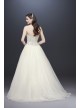 Jewel Crystal Chevron Tulle Wedding Dress Jewel WG3754