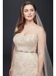 Jewel Lace A-Line Beaded Plus Size Wedding Dress Jewel 9WG3755