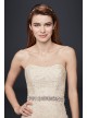 Jewel Lace A-Line Wedding Dress with Beaded Detail Jewel 4XLWG3755