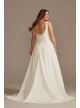 Lace A-Line Square Neck Plus Size Wedding Dress DB Studio 9WG4046