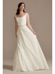 Lace A-Line Square Neck Tall Wedding Dress DB Studio 4XLWG4046