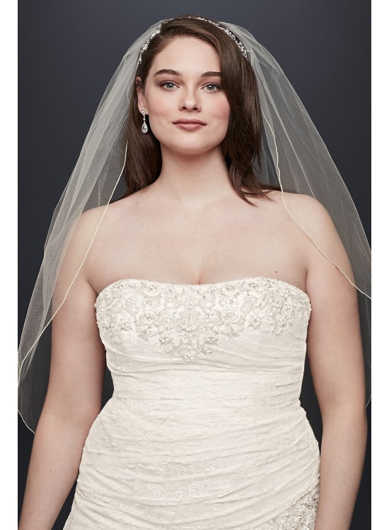 Lace A-line Side Split Plus Size Wedding Dress  Collection 9YP3344