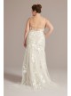 Lace Applique Tulle Mermaid Plus Size Wedding Gown Melissa Sweet 8MS251255