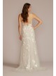 Lace Applique Tulle V-Neck Mermaid Wedding Gown Melissa Sweet MS251255