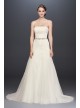 Lace-Appliqued Tulle A-Line Wedding Dress  Collection WG3862