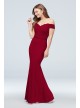 Lace Crepe Off-the-Shoulder Bridesmaid Dress  F20035